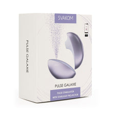 Load image into Gallery viewer, svakom-galaxie-suction-vibrator-with-mood-projector-metallic-lilac
