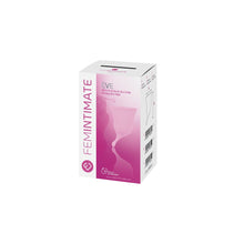 Load image into Gallery viewer, femintimate-eve-menstrual-cup-with-curved-stem-small
