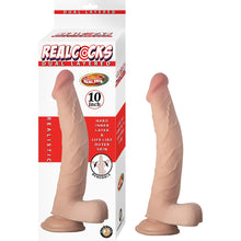 Load image into Gallery viewer, realcocks-dual-layer-bendable-dildo-10-inch-vanilla
