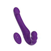 Load image into Gallery viewer, mina-echo-remote-vibrating-strapless-strap-on
