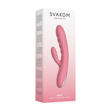 Load image into Gallery viewer, svakom-avery-thrusting-vibrator-with-clitoral-stimulator-pink
