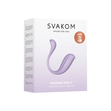 Load image into Gallery viewer, svakom-phoenix-neo-2-interactive-app-controlled-vibrator-lilac
