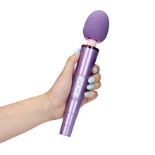 Load image into Gallery viewer, rechargeable-wand-vibrator-metallic-purple
