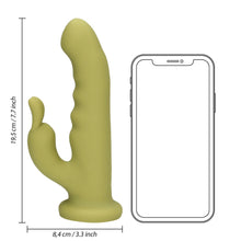 Load image into Gallery viewer, ultra-soft-silicone-rotating-rabbit-vibrator
