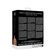Load image into Gallery viewer, leather-harness-with-large-buckle-one-size
