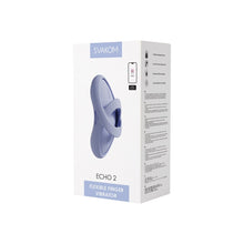Load image into Gallery viewer, svakom-echo-2-finger-vibrator-blue
