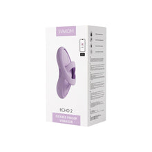 Load image into Gallery viewer, svakom-echo-2-finger-vibrator-lilac
