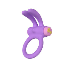 Load image into Gallery viewer, party-color-riny-remote-control-rabbit-cock-ring-purple
