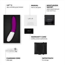 Load image into Gallery viewer, lelo-liv-3-app-controlled-g-spot-vibrator-deep-rose
