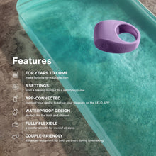 Load image into Gallery viewer, lelo-tor-3-app-controlled-cock-ring-black
