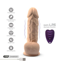 Load image into Gallery viewer, silexd-8-5-inch-remote-controlled-vibrating-girthy-silicone-dildo
