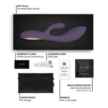 Load image into Gallery viewer, lelo-ina-thrust-thrusting-rabbit-vibrator-purple-twilight
