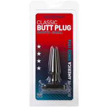 Load image into Gallery viewer, doc-johnson-classic-butt-plug-small-black
