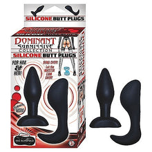 Load image into Gallery viewer, dominant-submissive-silicone-butt-plugs
