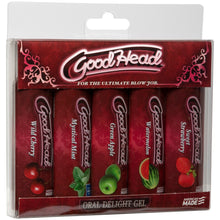 Load image into Gallery viewer, doc-johnson-good-head-ultimate-blow-job-gel-5-pack
