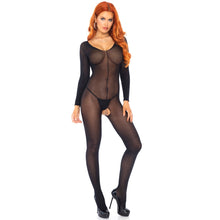 Load image into Gallery viewer, leg-avenue-sheer-long-sleeves-bodystocking
