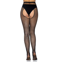 Load image into Gallery viewer, leg-avenue-crotchless-fishnet-pantyhose
