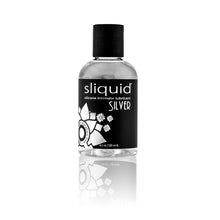 Load image into Gallery viewer, sliquid-naturals-silver-silicone-lubricant-125ml
