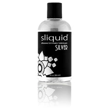 Load image into Gallery viewer, sliquid-naturals-silver-silicone-lubricant-255ml
