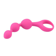 Load image into Gallery viewer, loving-joy-triple-ripple-anal-beads-pink
