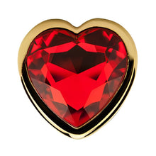 Load image into Gallery viewer, precious-metals-limited-edition-heart-shaped-anal-plugs-gold

