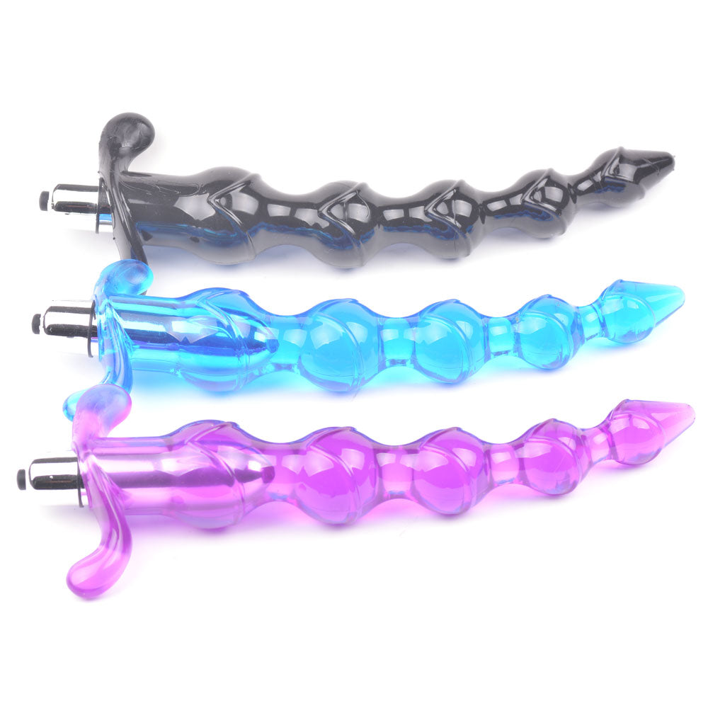 Load image into Gallery viewer, Silicone Vibrating Anal Beads